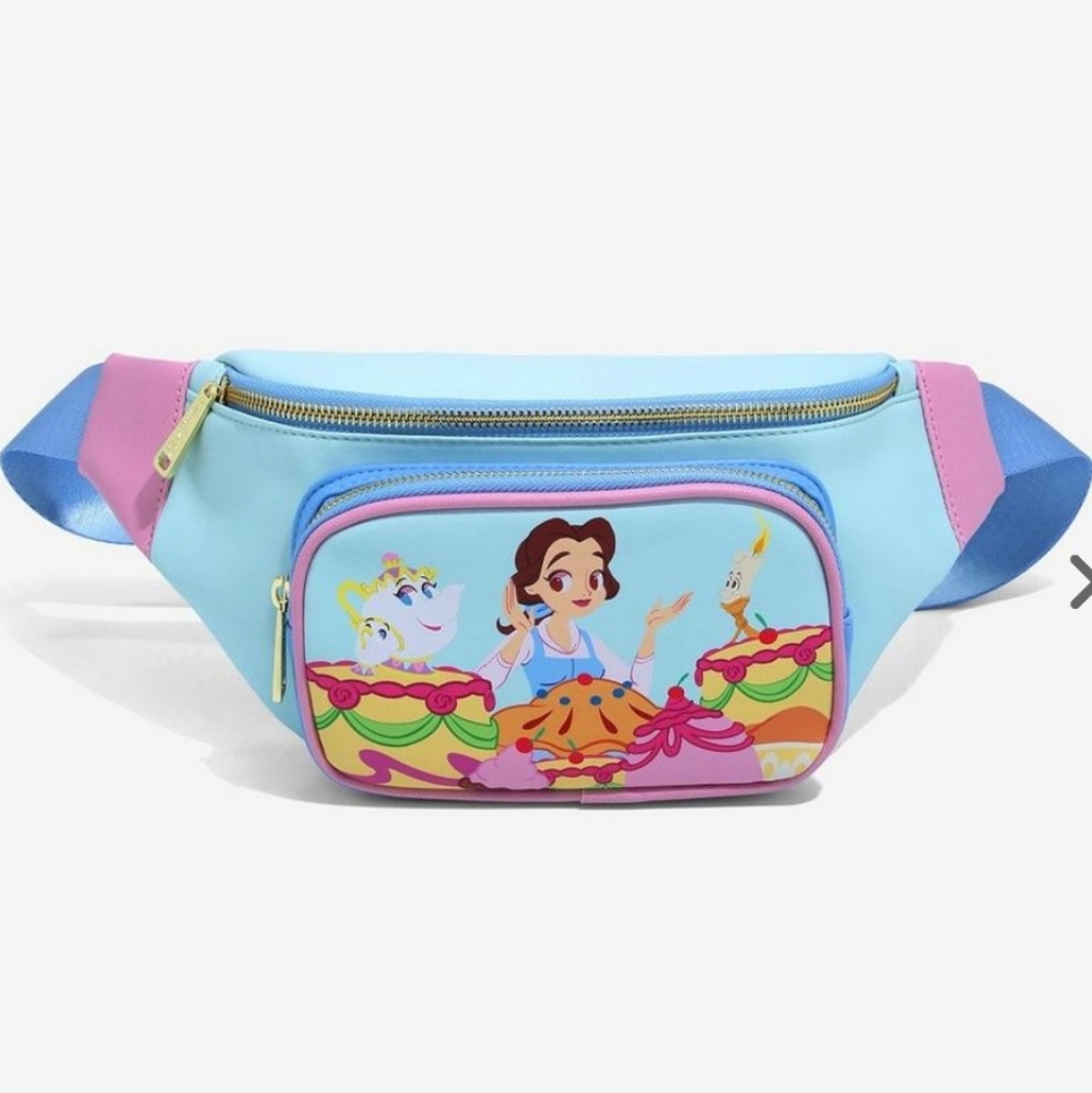 Loungefly Beauty and the Beast fanny pack sling pack